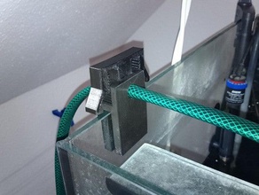 garden hose holder clamp pets aquarium 3d print model - Mito3D