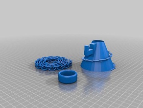 mount doom-power-ring-Kette 3d-drucken 3d print model - Mito3D