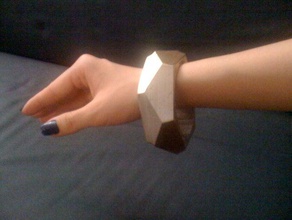 belle chunky bracelet d'autres ornement bijoux openscad 3d print model - Mito3D