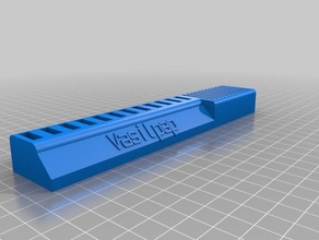 my basic customized usb stick sd card holder organization 3d print model - Mito3D