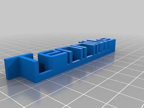 tennille Namen Skulpturen kundengebundene 3d print model - Mito3D