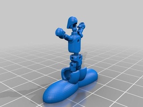 Roboter Mann 3d-drucken 3d print model - Mito3D