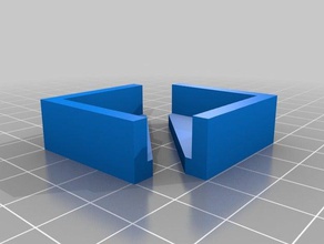 flashforge glass bed corner bracket square corners 3d printer parts ctc 3d print model - Mito3D