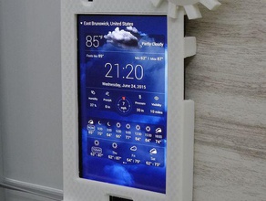 kapak android oyuncu banyo durumda ev telefon tablet kullanılır hava istasyonu 3d print model - Mito3D
