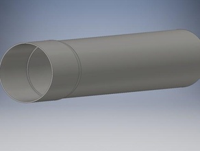 pvc-Rohr-standard, 100 mm Durchmesser Gebäude & Strukturen Hydrokultur myke974 Rohr pvc pvc-Rohr 3d print model - Mito3D