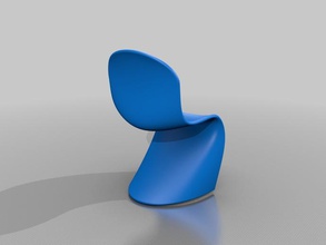 patron one piece chair other 3d print model - Mito3D