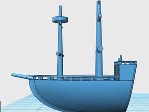 korsan gemisi araç makeitfloat 3d print model - Mito3D