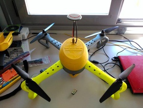 açık çok helikopter - quadcopter r c araçlar arducopter ardupilot pixhawk 3d print model - Mito3D