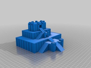 hängende Gärten von babylon-Modell Gebäude & Strukturen clubscientific 3d print model - Mito3D