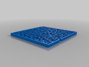 mon personnalisée a-maze-ing labyrinthe puzzles personnalisé 3d print model - Mito3D