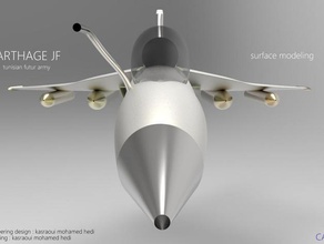 jet fighter avion chasse caza reacci n 3d yazıcılar 3d print model - Mito3D
