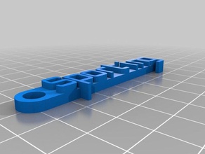 sportlicher Schlüsselanhänger - Organisation kundengebundene 3d print model - Mito3D
