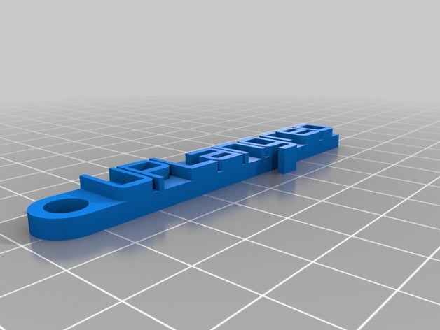 up langreo keychain organization customized 3D print model - Mito3D