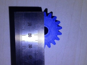 helical gear strong teeth engineering spur 3d print model - Mito3D