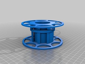 mini filamento de spool organização personalizado 3d print model - Mito3D
