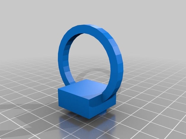 barlament nd anillo azul La impresión en 3d 3D print model - Mito3D