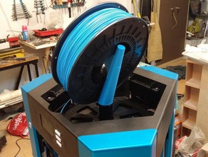 overlord imprimante 3d - simple gros filament support de rouleau Imprimante accessoires dreammaker suzerain 3d print model - Mito3D