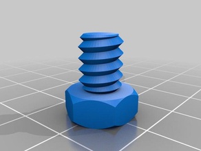 bolt nut parts customized 3d print model - Mito3D