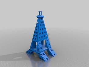 Eyfel Kulesi paras Fransa heykeller clubscientific 3d print model - Mito3D
