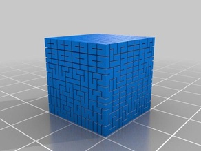 mi personalizados cubo de hilbert matemáticas art personalizado 3d print model - Mito3D
