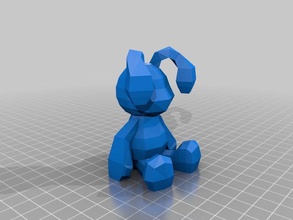 mays rabbit art 3d print model - Mito3D