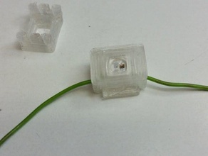 ws2812b rgb led solderless socket electronics 3d print model - Mito3D