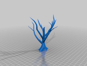 assustador árvore edifícios e estruturas o dia das bruxas halloween prop 3d print model - Mito3D