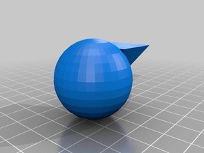 sphero símbolo A impressão 3d 3d print model - Mito3D