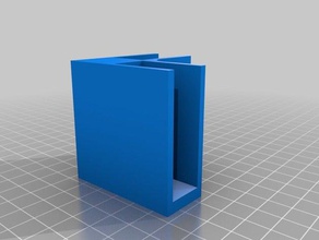 customized shelfie l - reverse organization 3d print model - Mito3D