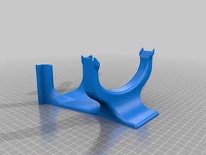 22re engine mount transmission adjusted replicator clones remix stand 3d print model - Mito3D