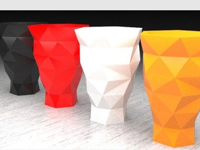 low poly shot glass kitchen & dining shotglass 3d print model - Mito3D