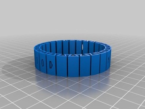 do good bracelets customized 3d print model - Mito3D