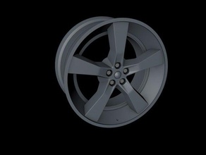llanta de la rueda del camaro hobby 3d print model - Mito3D