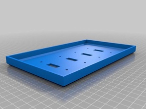 wallplate4forbasement replacement parts customized 3d print model - Mito3D
