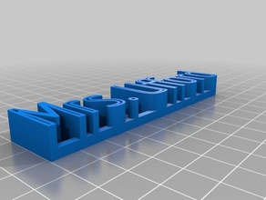 mi texto personalizado de almacenamiento las esculturas 3d print model - Mito3D