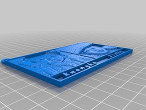 kj-1 2d sanat özelleştirilmiş 3d print model - Mito3D