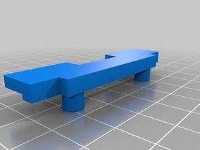 flashforge creator pro xbelt clamp 3d printer parts 3d print model - Mito3D
