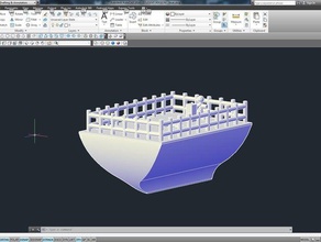 captains boat vehicles makeitfloat 3d print model - Mito3D