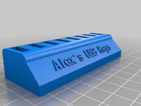 meu personalizados campanário mods stick usb cartão sd titular do alex computador personalizado 3d print model - Mito3D
