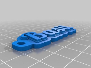 basil keychain organization customized 3d print model - Mito3D