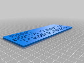 trezeke meyers organización personalizado 3d print model - Mito3D