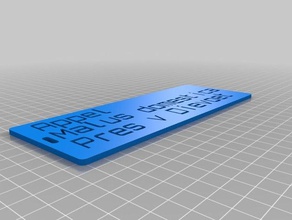pres v dievoet organización personalizado 3d print model - Mito3D