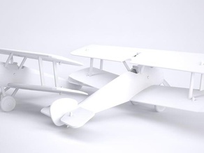 sopwith camel i veicoli 3dmodel aereo fighter gioco la strategia wargame 3d print model - Mito3D