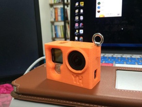 cas gopro4 argent de la caméra cam boîtier tous les jours gopro d'argent 3d print model - Mito3D