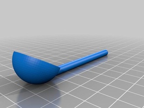 measuring spoon kitchen & dining customized 3d print model - Mito3D