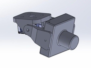 1 di inclinazione dell'asse fpv montaggio videocamera r c i veicoli la fotocamera gimbal pan l'inclinazione 3d print model - Mito3D