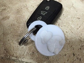 bear keychain keychains dubai solidoodle uae xyzprinting 3d print model - Mito3D