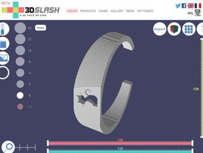 customized cat bracelet bracelets easy 3d print model - Mito3D