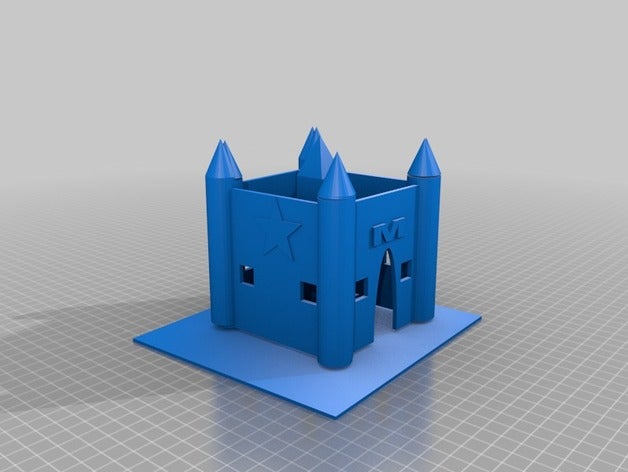 am besten Schloss Gebäude & Strukturen clubscientific 3D print model - Mito3D