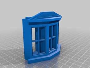 block city bay window construction toys 3d print model - Mito3D